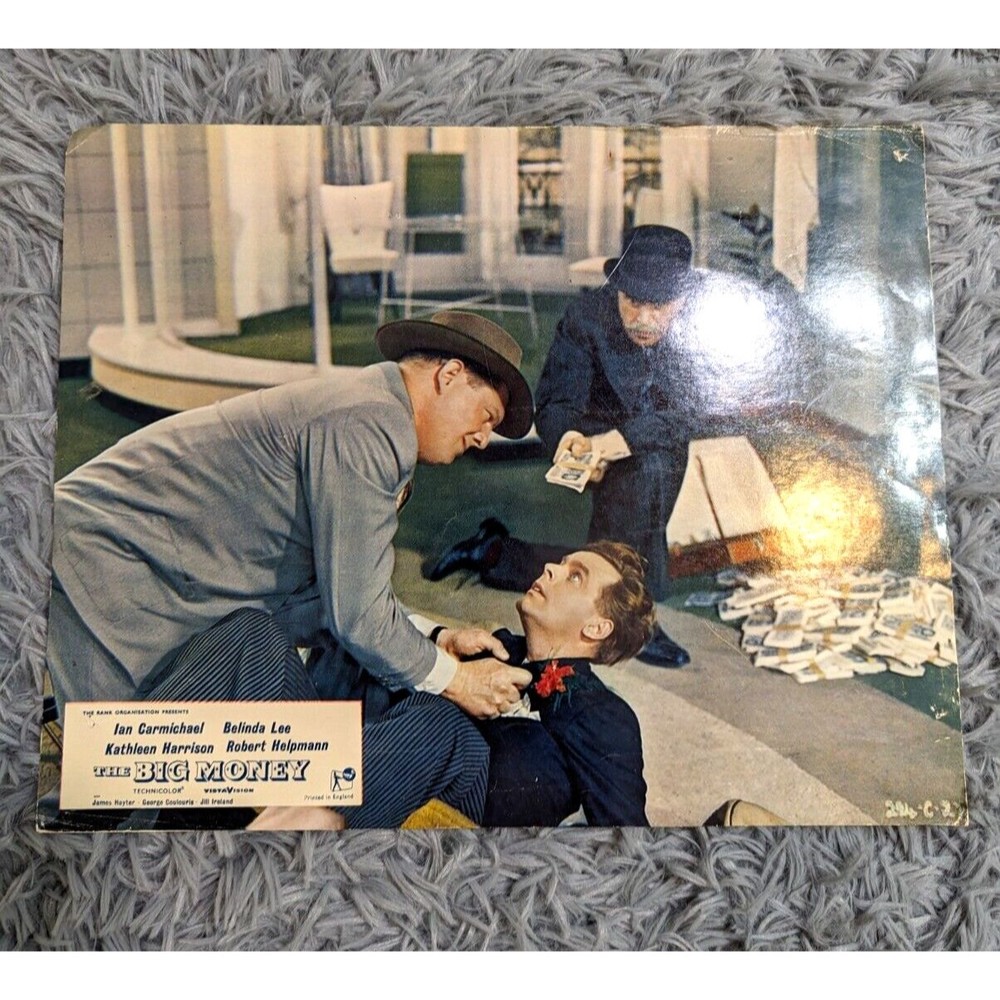 The Big Money 1956 Lobby Card Movie Poster Belinda Lee British Comedy UK